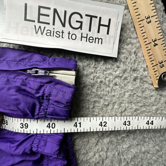 VIntage LSU Tigers BT Player Ripstop Purple Mesh Lined Nylon Pants Mens Medium - Picture 6 of 12